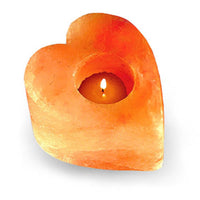 Heart Shaped Salt Tea light Candle Holder